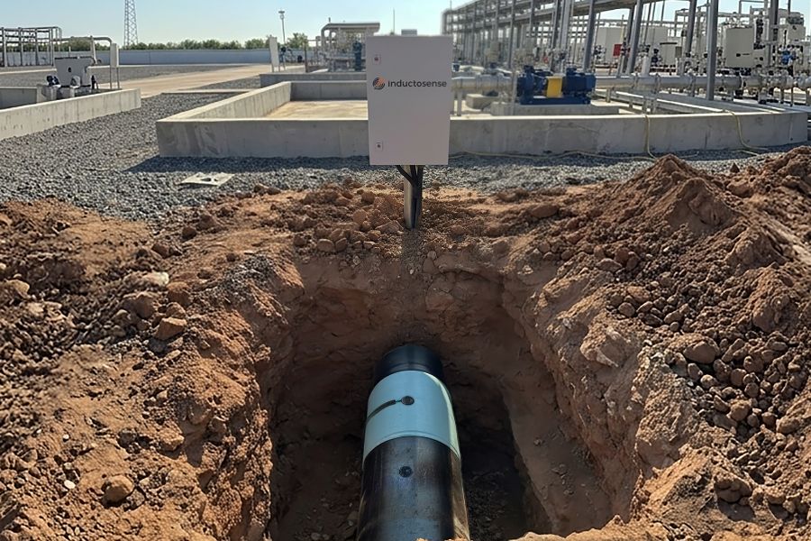Inductosense Announces the WAND Buried Pipe System (WAND-BPS) for Buried Pipe Internal Corrosion and Erosion Monitoring
