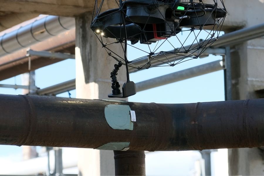 WAND-PDC in use for drone-enabled ultrasonic inspection